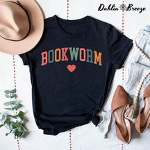 T-shirt mignon d’amant de livre de rat de bibliothèque