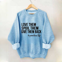 Aimez-les, gâtez-les, rendez-leur le sweat-shirt