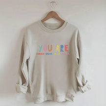 Du bist genug Sweatshirt