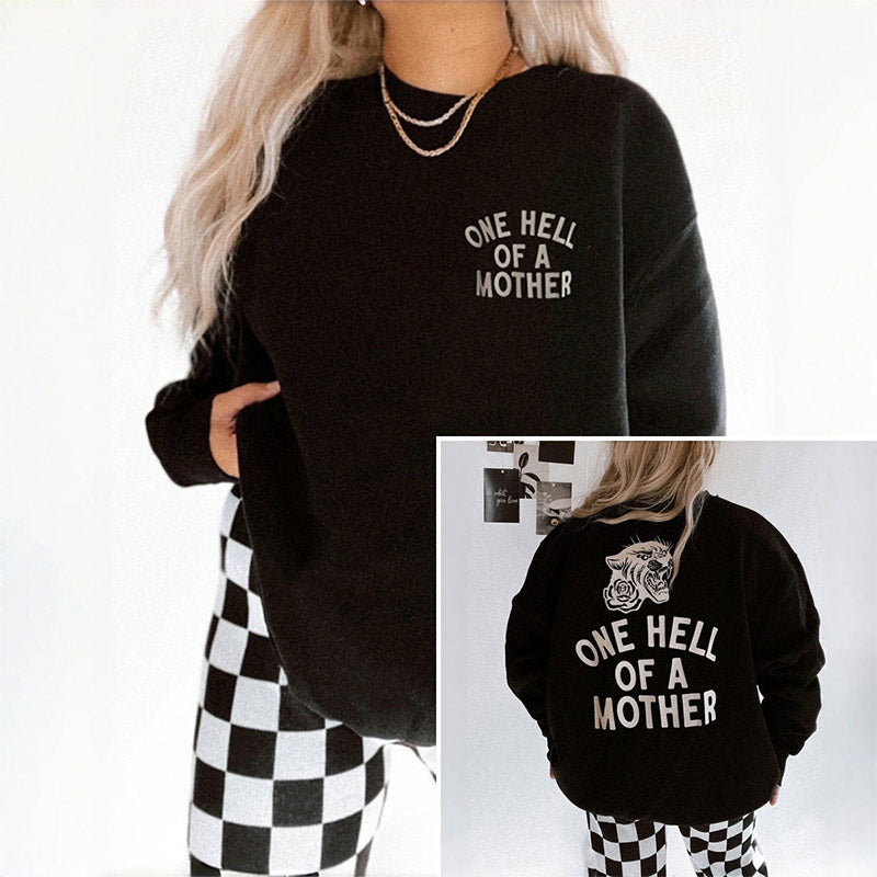Un enfer d’une mère Sweat-shirt maman tendance