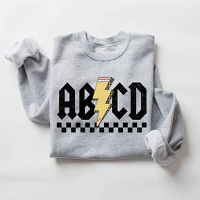 Sweat-shirt rétro pour professeur ABCD