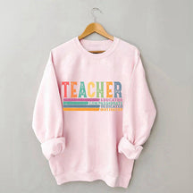 Sweat-shirt rétro pour la rentrée scolaire de la vie des enseignants