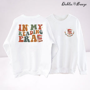 Sweat-shirt à col rond In My Reading Era