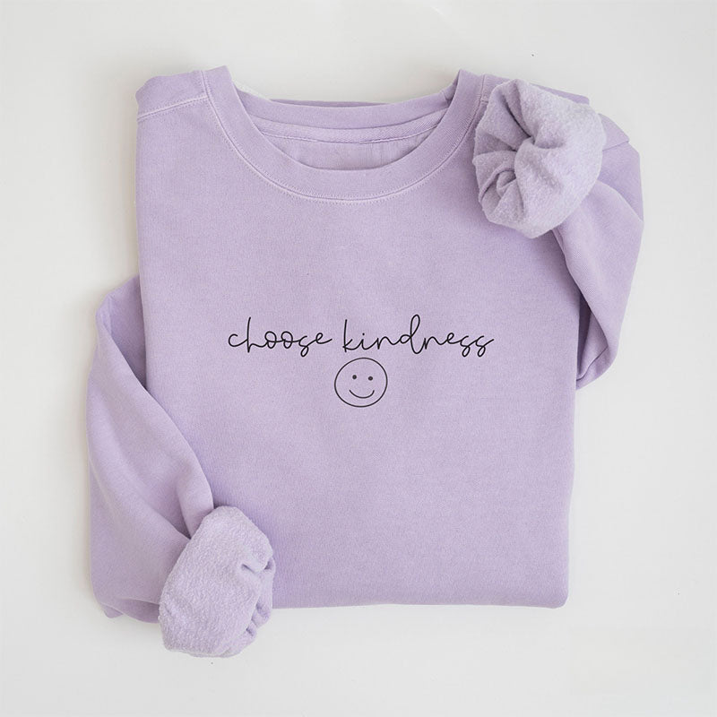 Wählen Sie ein Kindness-Sweatshirt mit Rundhalsausschnitt