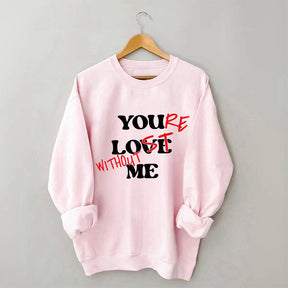 Sweat-shirt drôle tu m'aimes