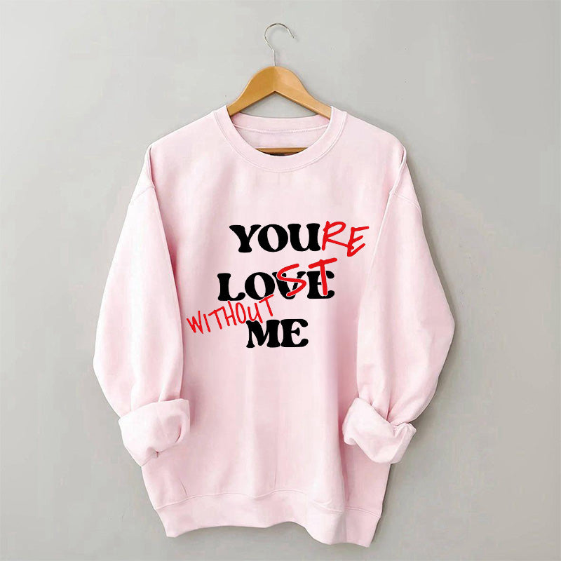 Sweat-shirt drôle tu m'aimes