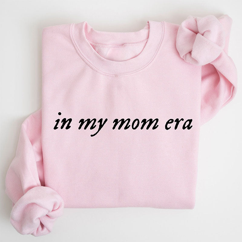 Sweat-shirt à imprimé lettre In My Mom Era