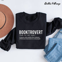 Booktrovert Reading Bookish Crewneck Sweat-shirt