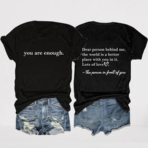 Vous êtes assez T-shirt Crewneck