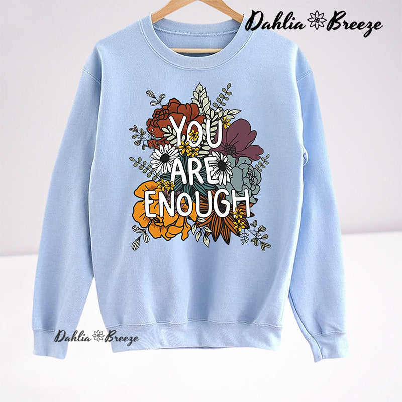 Sweat-shirt Vous êtes assez de pensées positives