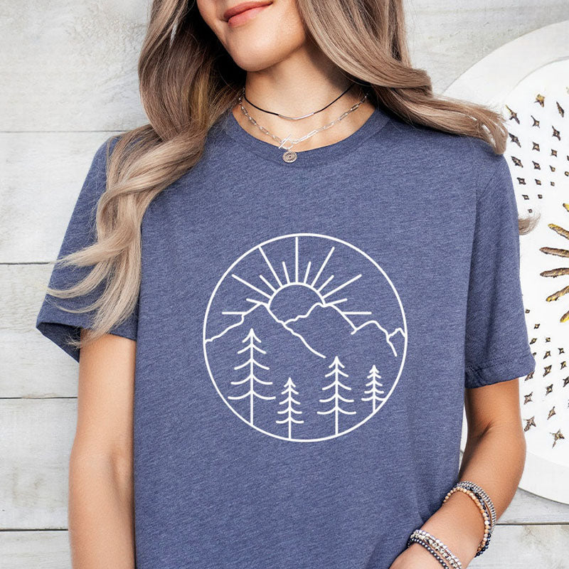 T-shirt Camping Amoureux de la Nature