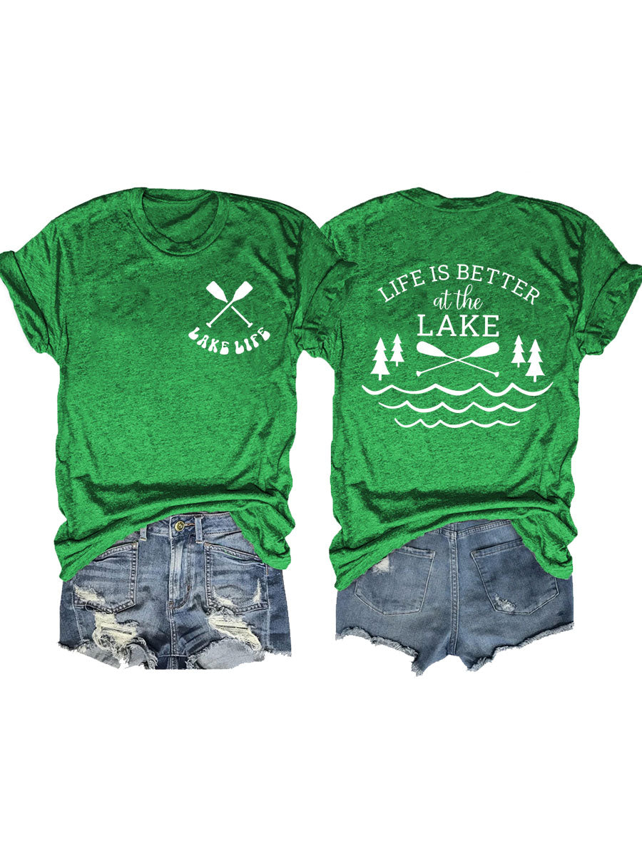 La vie est meilleure au lac T-shirt