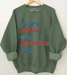 Aime aussi l’Amérique Sweatshirt