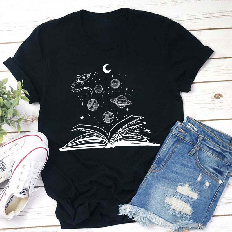 T-shirt Livres et espace