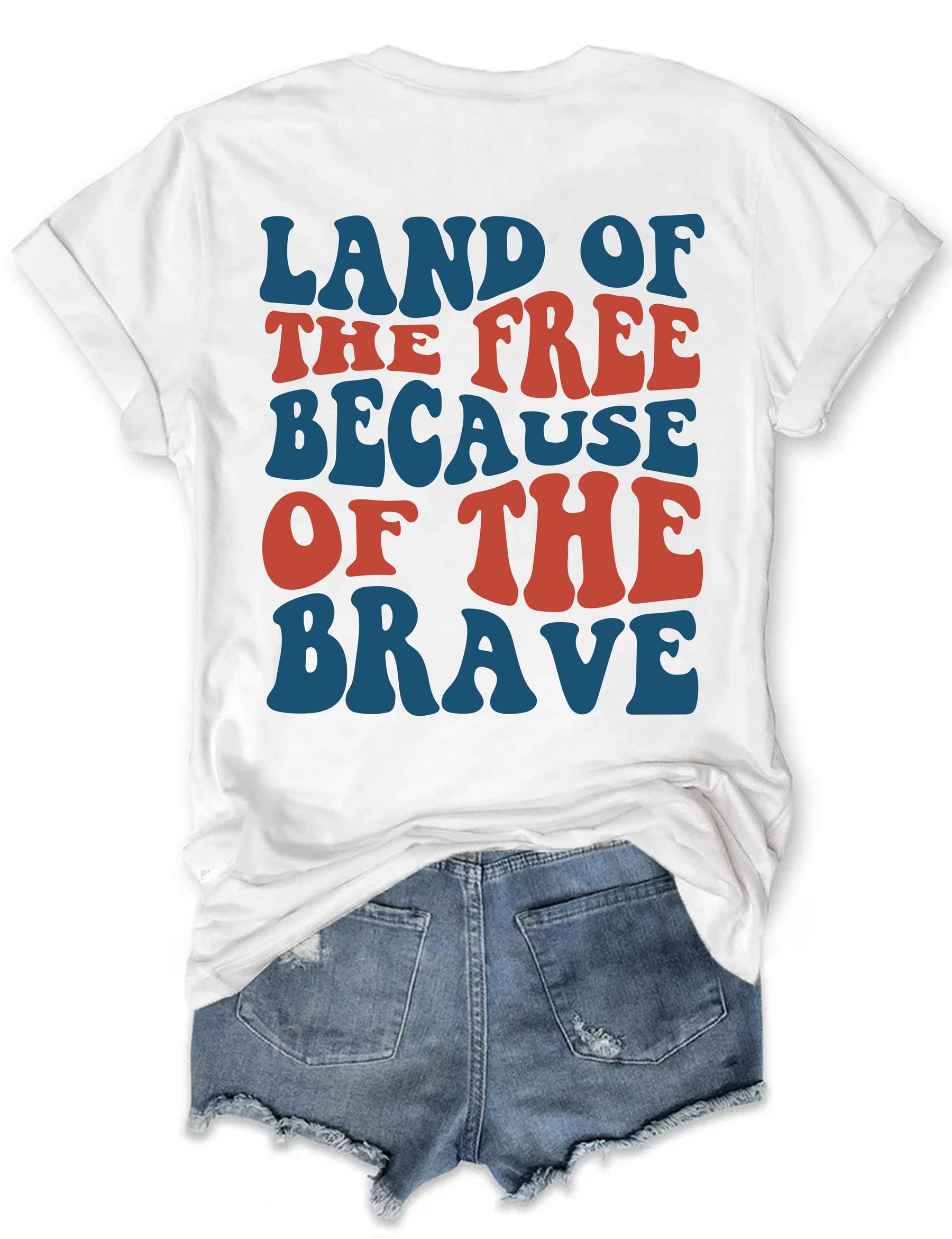 T-shirt America Land Of The Free grâce au courageux