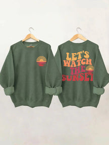 Regardons le sweat-shirt Sunset