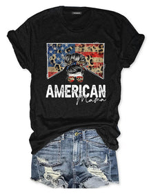 T-shirt maman américaine