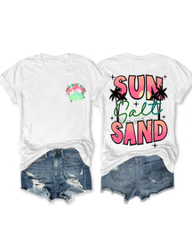 T-shirt sable sel soleil