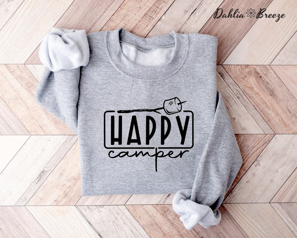 Sweat-shirt Happy Camper