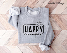 Sweat-shirt Happy Camper