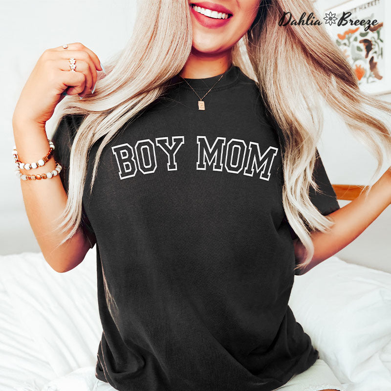 Garçon Maman Drôle Maman Crewneck T-shirt