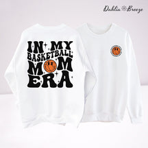 Dans mon basket-ball Mom Era Sport Mom Crewneck Sweatshirt
