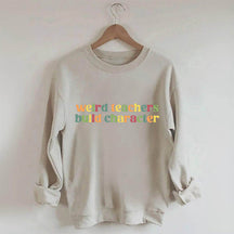Sweat-shirt Des enseignants étranges construisent des personnages