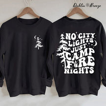 Camp Life - Sweat-shirt imprimé arbre de vie et lettres
