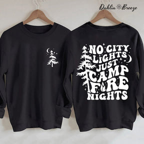 Camp Life - Sweat-shirt imprimé arbre de vie et lettres