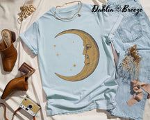 Vintage Moon Graphic T-shirt