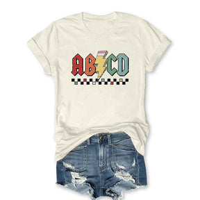 T-shirt professeur Abcd