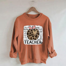 Lehrer Leopard Apple Sweatshirt