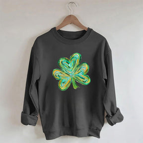 Sweat-shirt mignon trèfle à quatre feuilles de St Patricks