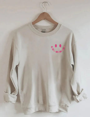In My Girl Mom Era Sweat-shirt mignon à col rond