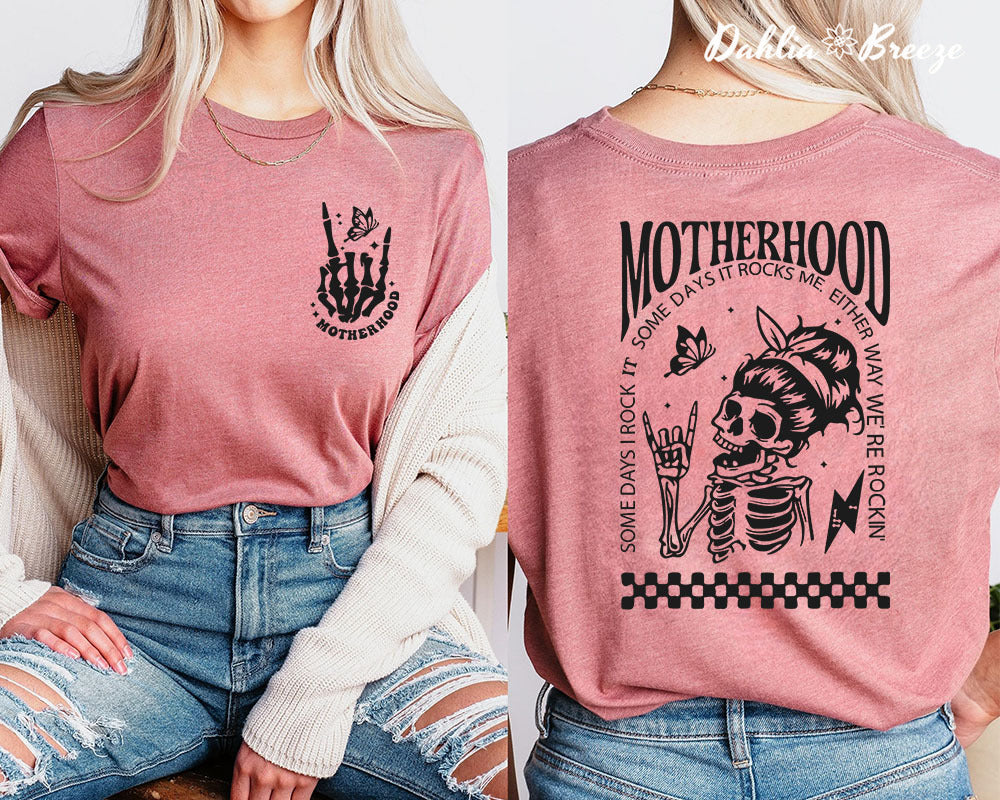 T-shirt maman rockeuse