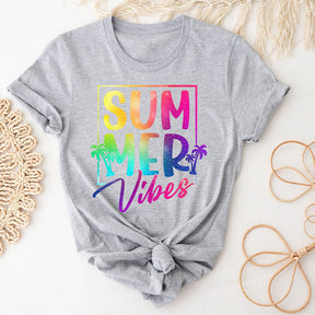 T-shirt de vacances tendance Summer Vibes