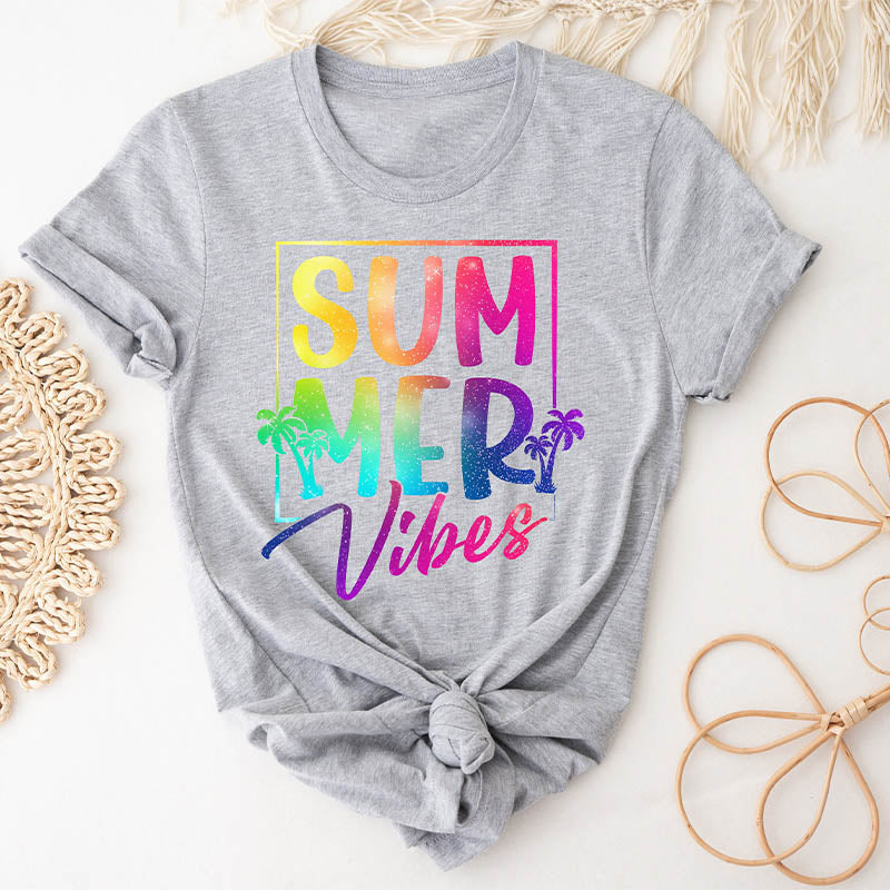 T-shirt de vacances tendance Summer Vibes