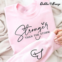 Sweat-shirt positif plus fort que la tempête