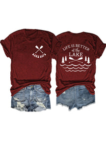 La vie est meilleure au lac T-shirt