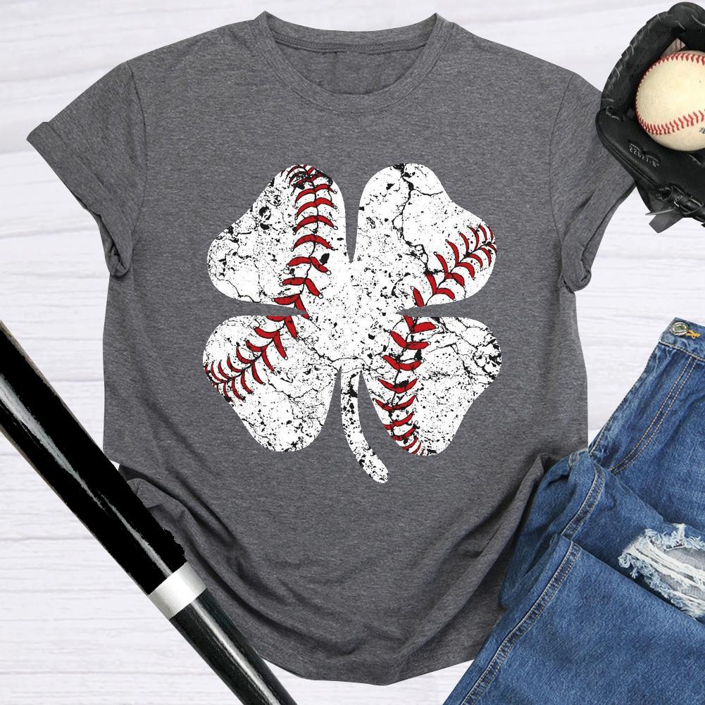 T-shirt trèfle de baseball