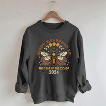Sweat-shirt drôle de concert de cigales