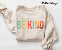 Soyez gentil et positif, sweat-shirt mignon pour professeur
