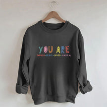 Du bist genug Sweatshirt