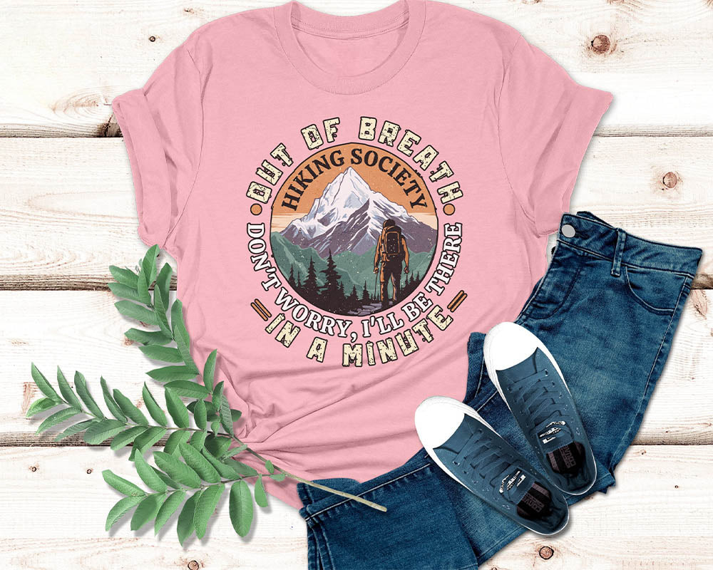 T-shirt de la société de randonnée à bout de souffle