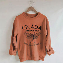 Sweat-shirt Drôle de concert de cigales pour amoureux de la nature