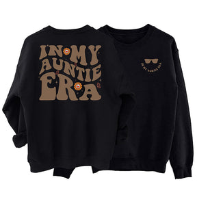 In meiner Tante-Ära-Sweatshirt mit Glasdruck