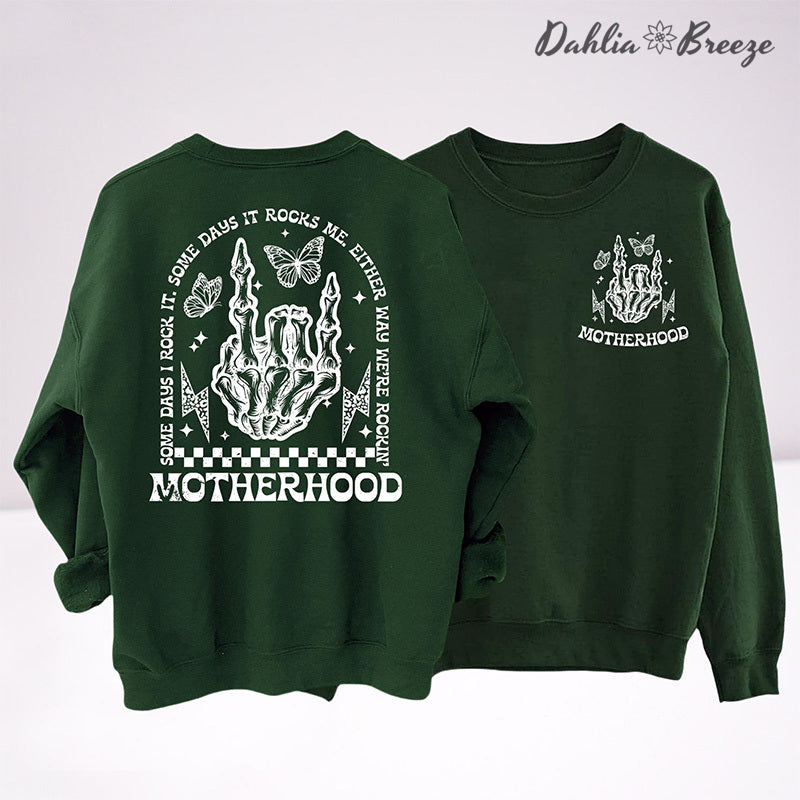 Maternité Certains jours, je le berce certains jours Sweat-shirt