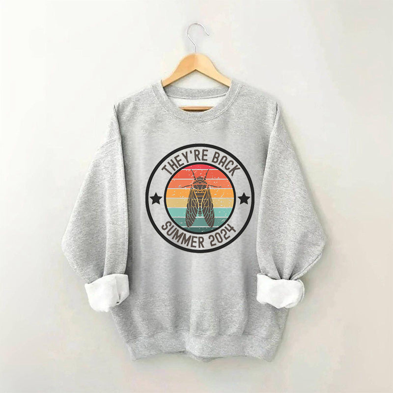 Sweat-shirt Amoureux des Insectes Cigale