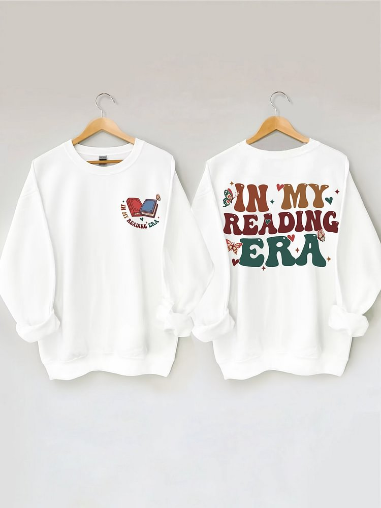Sweat-shirt Dans mon ère de lecture