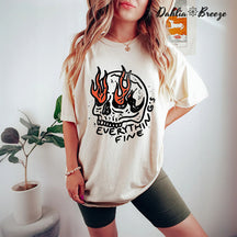Tout va bien T-shirt crâne vintage